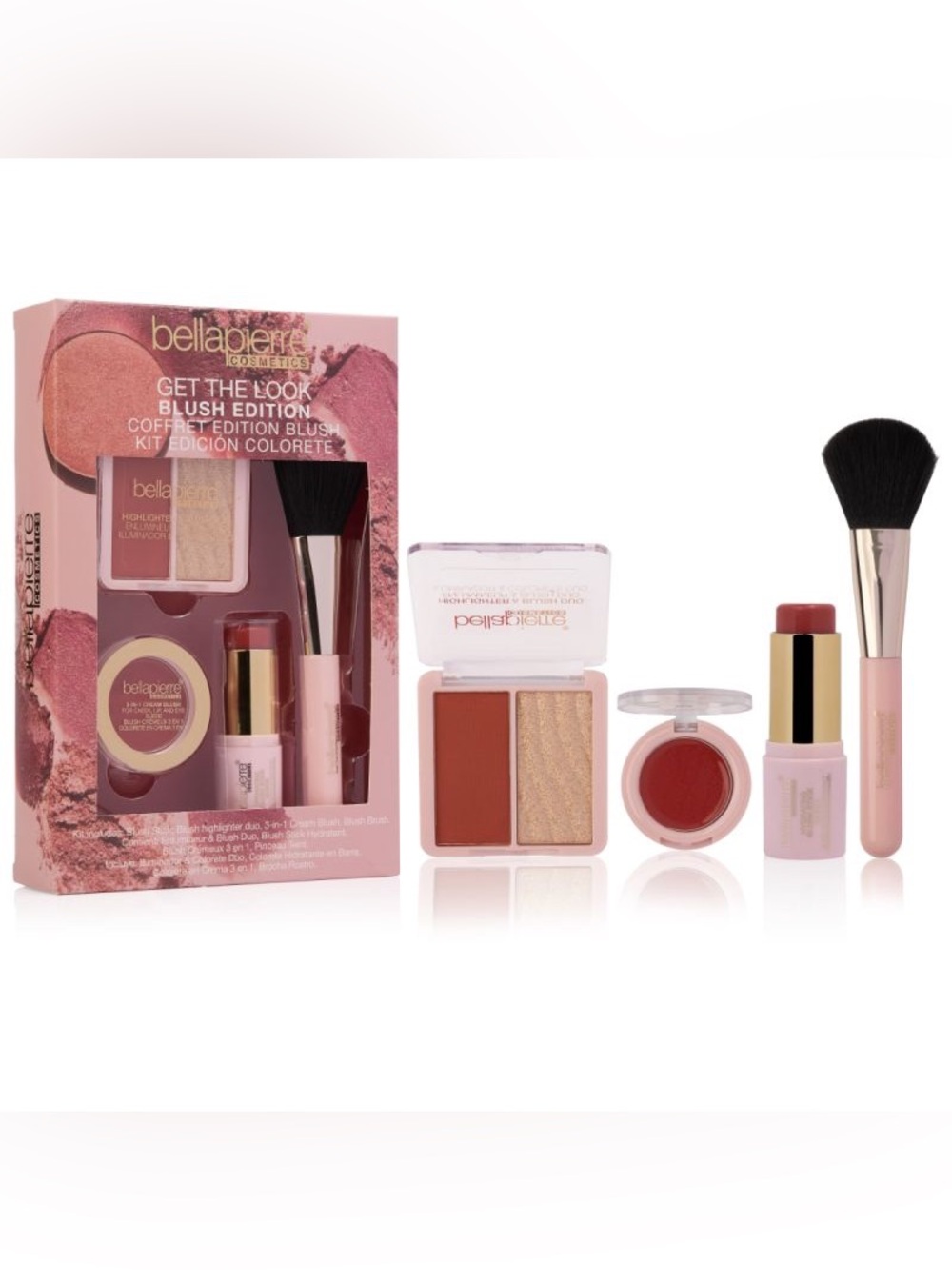 Bellapierre Get the Look Blush Edition Kit | 4-Piece Makeup Blush Set | New